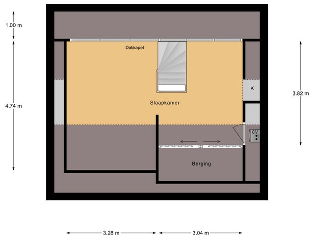 Plattegrond van Taxandriëstraat 6
