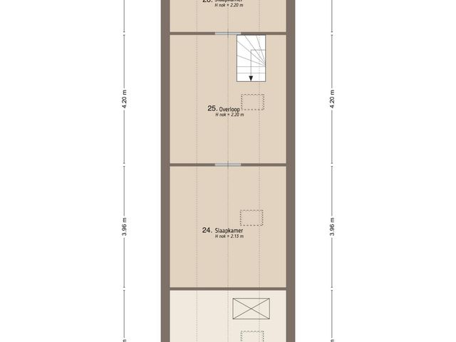 Plattegrond van Meerhoek 12