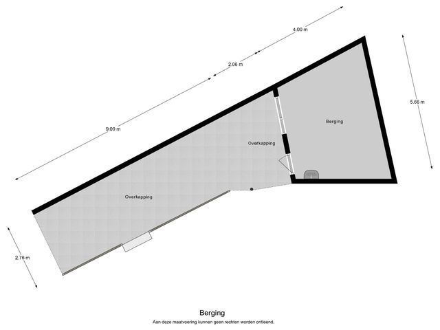 Plattegrond van Vaartstraat 15