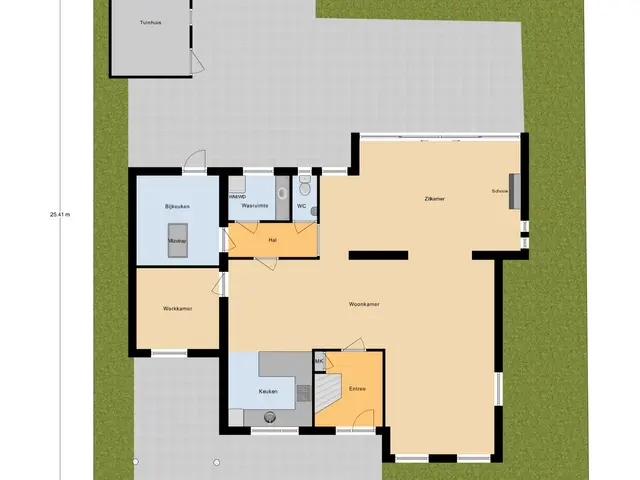 Plattegrond van Vincent van Goghlaan 40