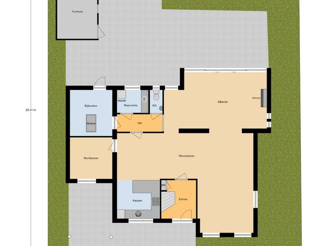 Plattegrond van Vincent van Goghlaan 40