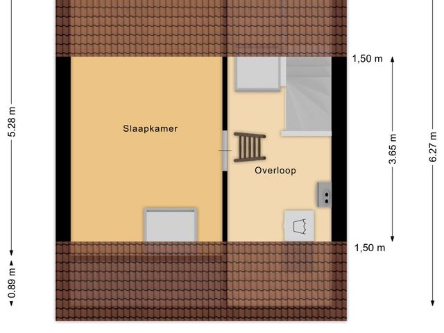 Plattegrond van Amstel 11