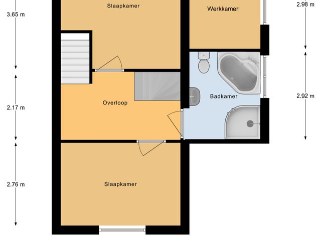 Plattegrond van Vooreinde 5