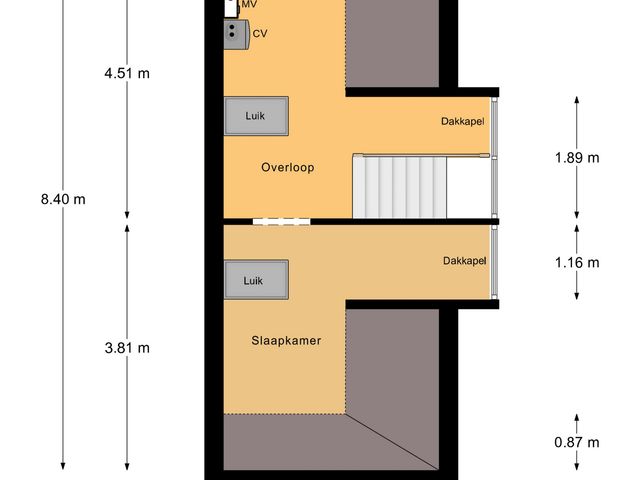Plattegrond van Vooreinde 5