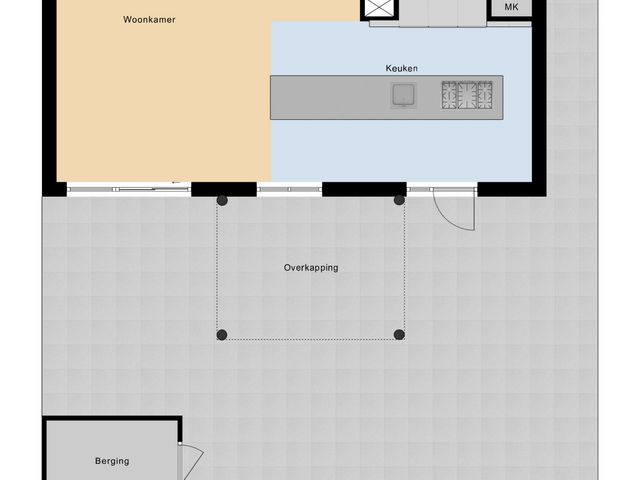 Plattegrond van Het Fort 16