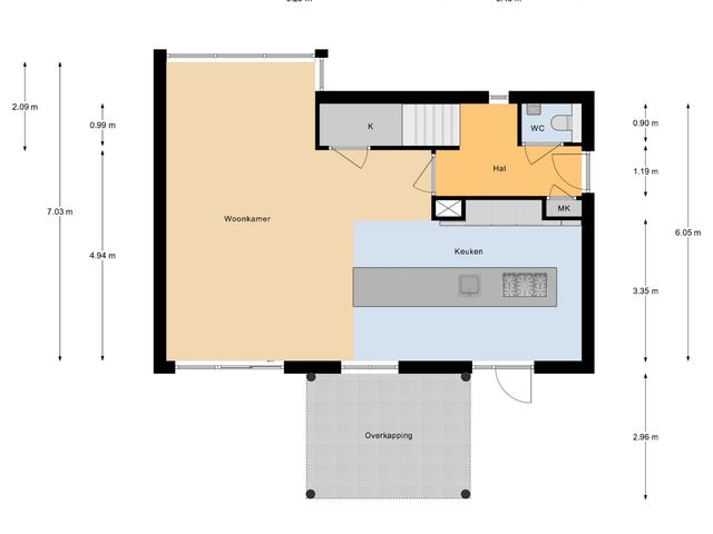 Plattegrond van Het Fort 16