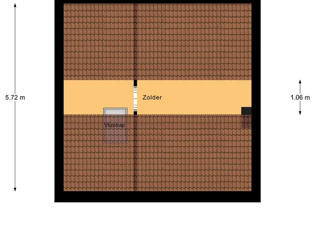 Plattegrond van Poelruitstraat 3