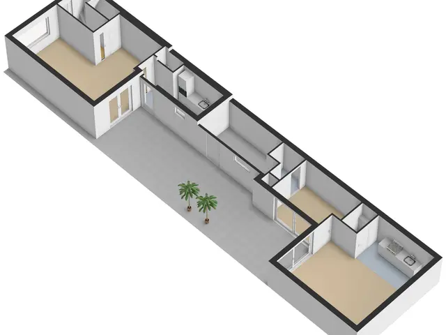 Plattegrond van St. Crispijnstraat 9