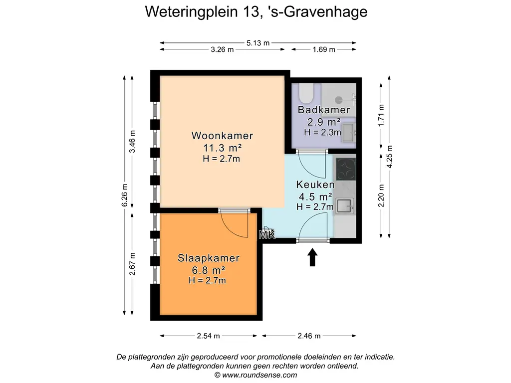 Plattegrond 16