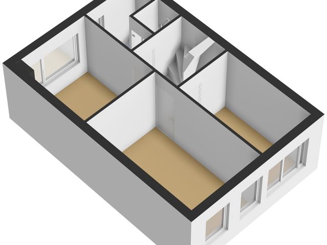 Plattegrond van Burg. Burgersstraat 22