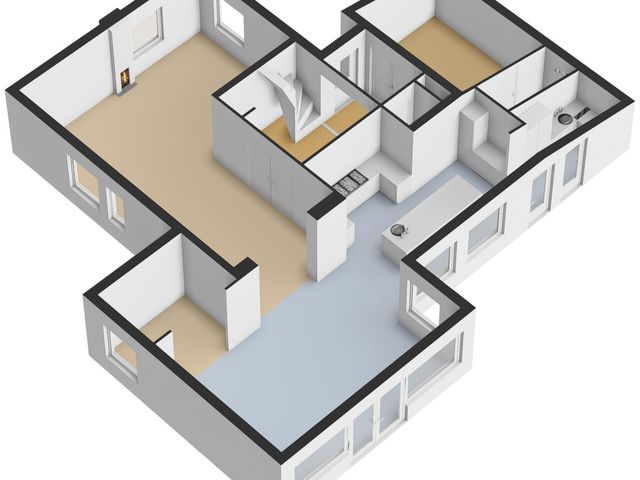 Plattegrond van Kastanjelaan 3