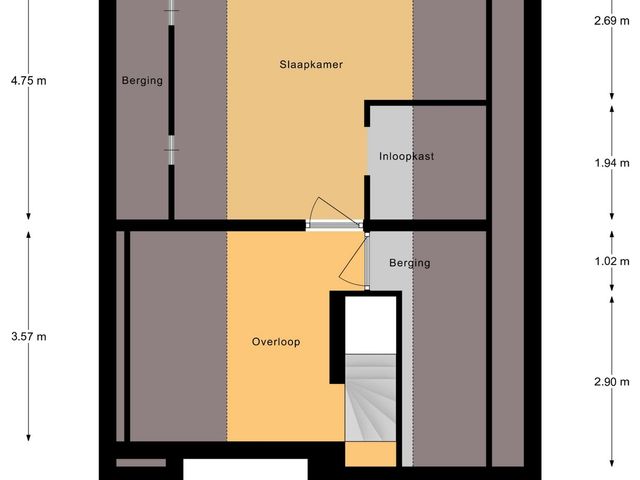 Plattegrond van Kastanjelaan 3