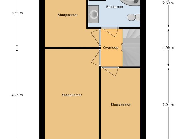 Plattegrond van Hazelaar 13