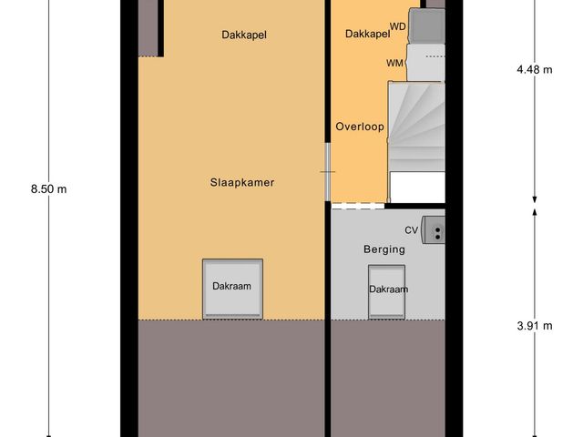 Plattegrond van Hazelaar 13