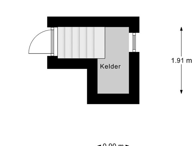 Plattegrond van Burg. Van de Hurkstraat 21