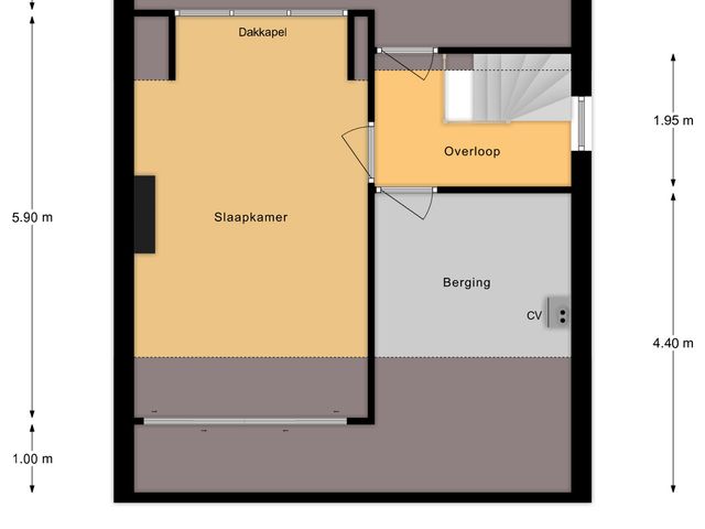 Plattegrond van Sint Jorisstraat 22