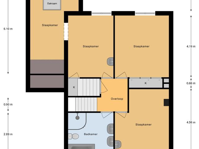 Plattegrond van Sint Jorisstraat 27