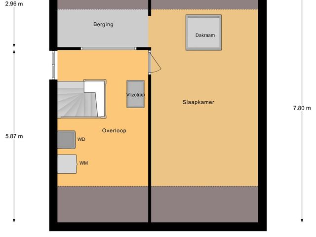 Plattegrond van Sint Jorisstraat 27