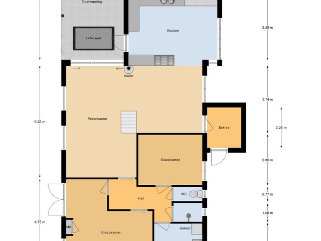 Plattegrond van Fazantbos 10