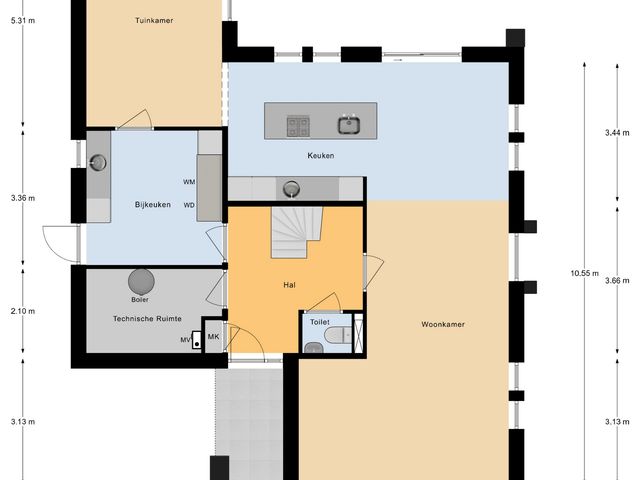Plattegrond van Bolakker 1