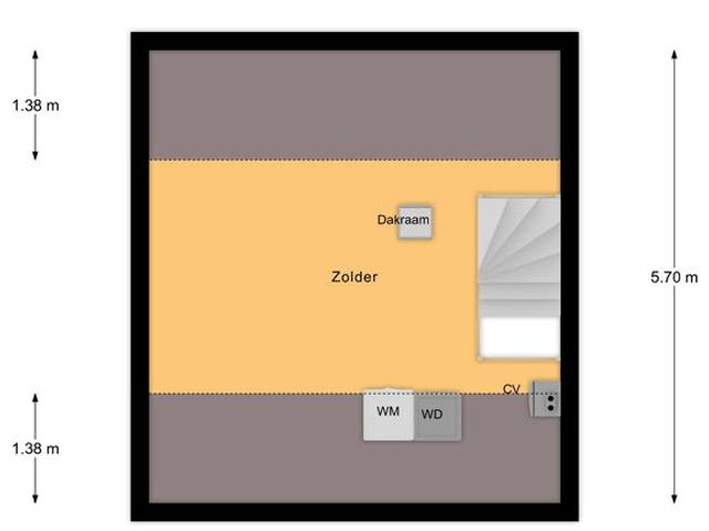 Plattegrond van Lijsterbes 5