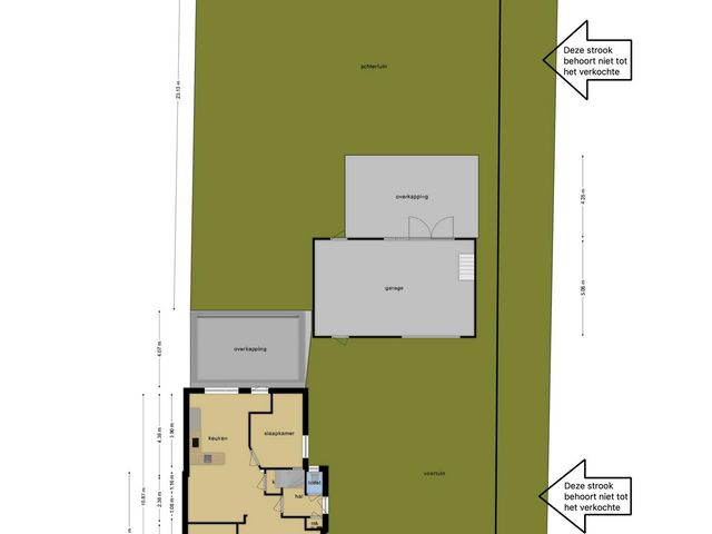 Plattegrond van Schoorstraat 16