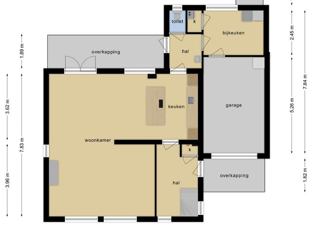 Plattegrond van Sint Jorisstraat 17