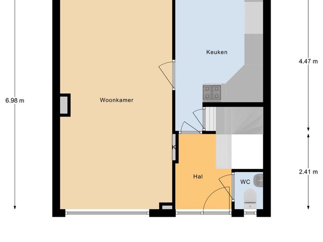 Plattegrond van Rijetdonckstraat 14