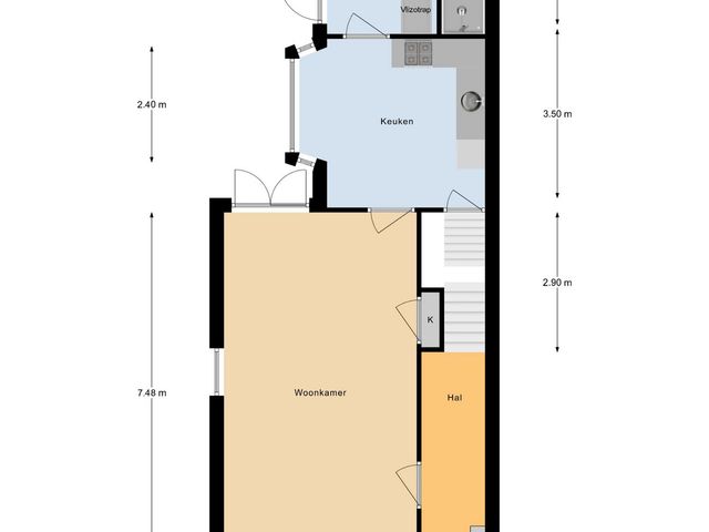 Plattegrond van Rijksweg 14