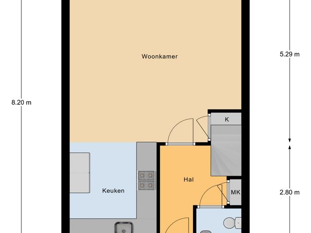 Plattegrond van Sint Janskruid 10