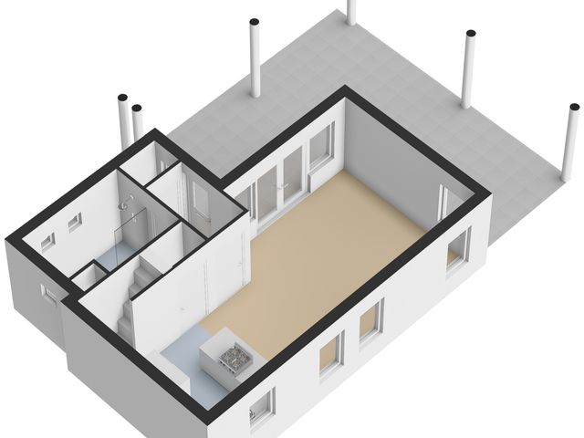 Plattegrond van Uilenpad 47