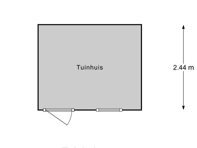 Plattegrond van 't Heike 1a