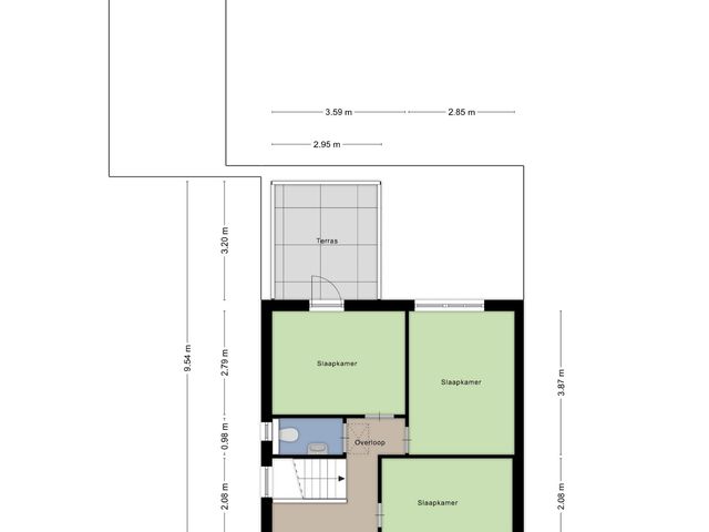 Plattegrond van De Gijzel 14