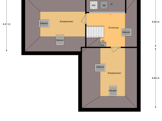 Plattegrond van Kievitspad 12