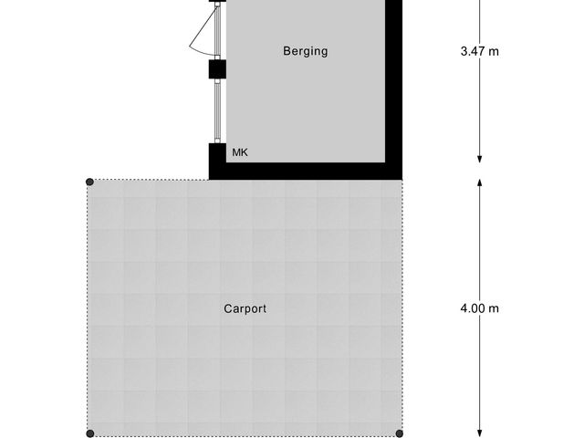 Plattegrond van Kievitspad 12