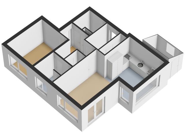 Plattegrond van Loverensestraat 3 241