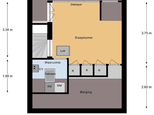 Plattegrond van De Ploegschaar 116