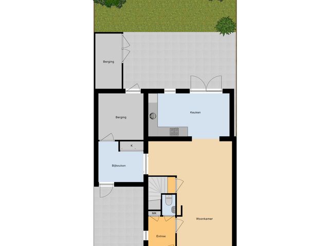 Plattegrond van De Ploegschaar 116
