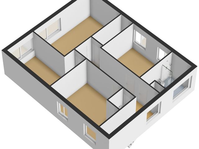 Plattegrond van Achterstraat 49