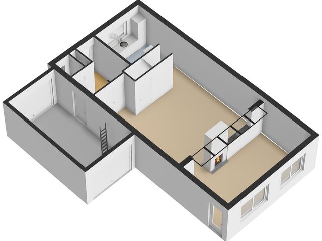 Plattegrond van Burg. Van de Venstraat 15