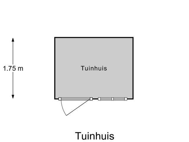 Plattegrond van Burg. Van de Venstraat 15