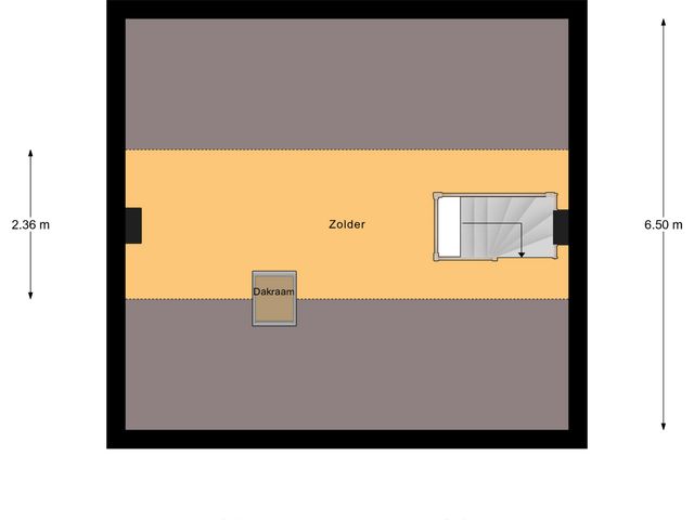 Plattegrond van Tilburgstraat 6