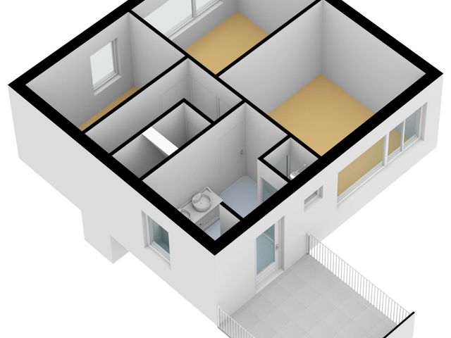 Plattegrond van Tilburgstraat 6