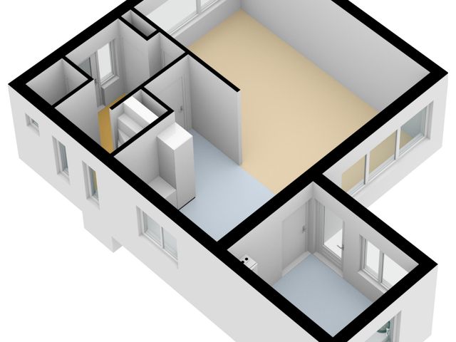 Plattegrond van Tilburgstraat 6