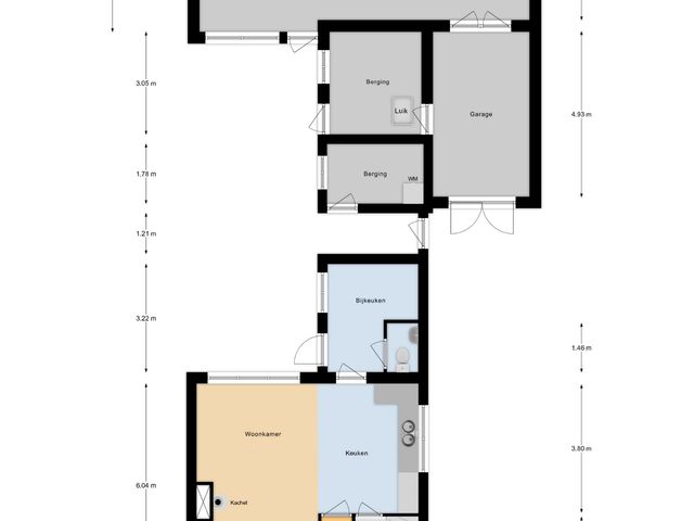 Plattegrond van De Gijzel 12