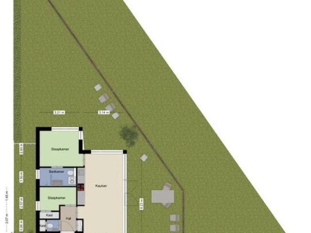 Plattegrond van Loverensestraat 3R 250