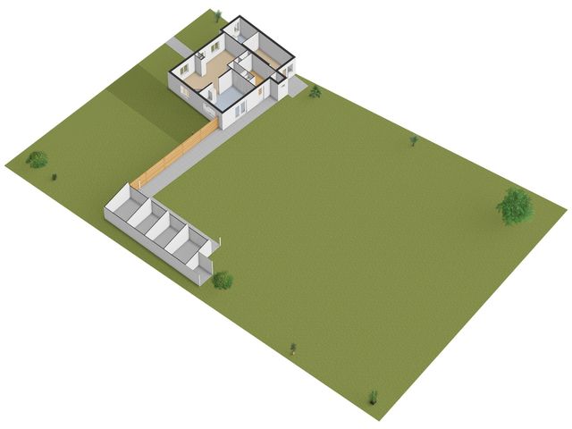Plattegrond van Udenhoutseweg 10