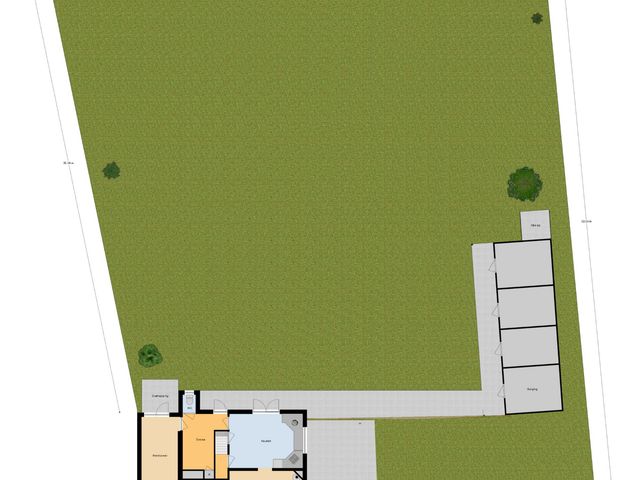 Plattegrond van Udenhoutseweg 10