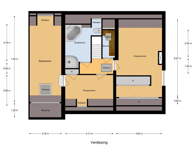 Plattegrond van Udenhoutseweg 10