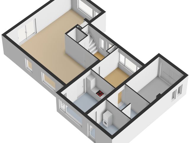 Plattegrond van Broekwal 5